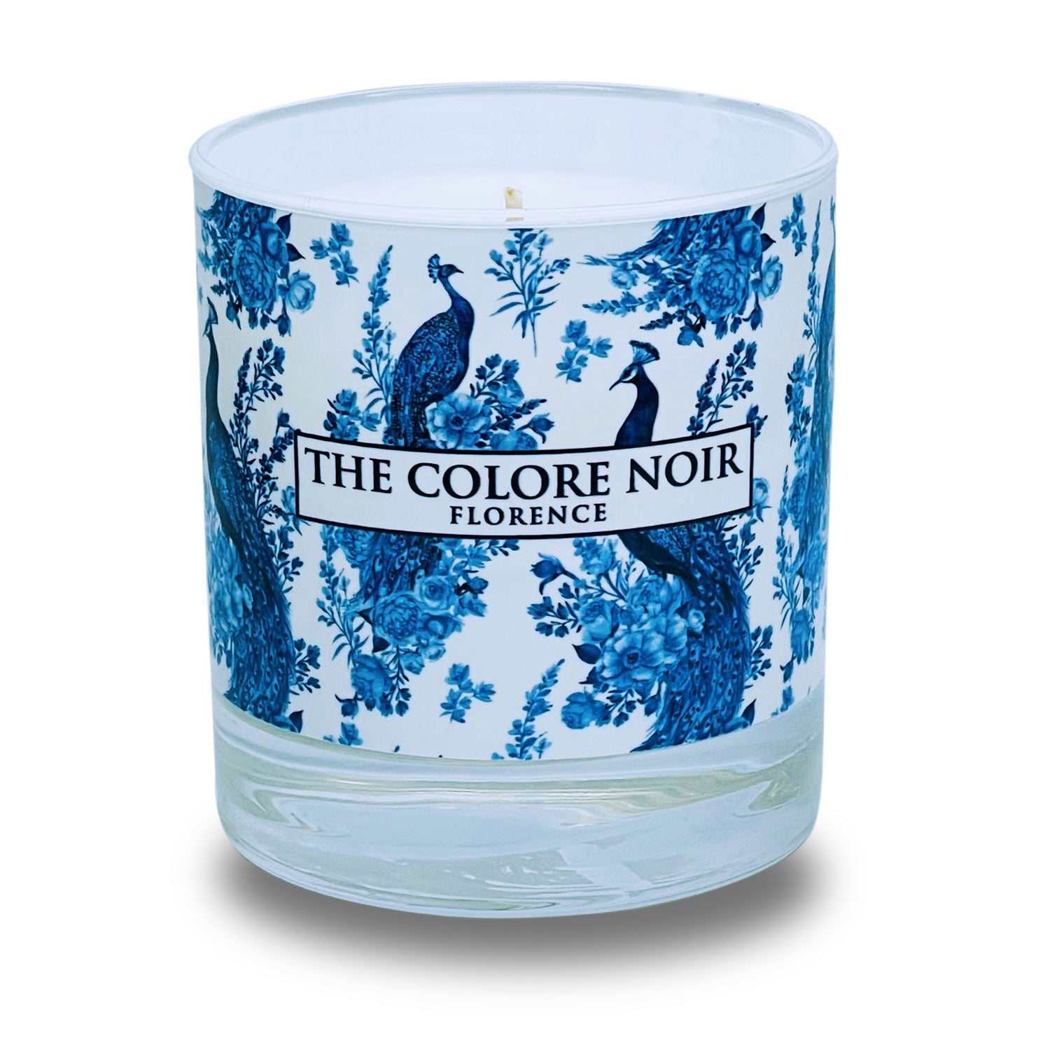 The Colore Noir Luxury 50 hrs Candles (Pavone Blu)
